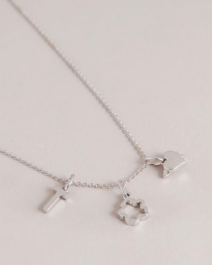 Collier Ted Baker Charmed Choker Gift Set Argent Femme | JAA-31581538